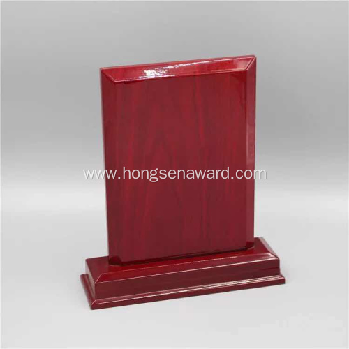 Square red wooden engravingplaque